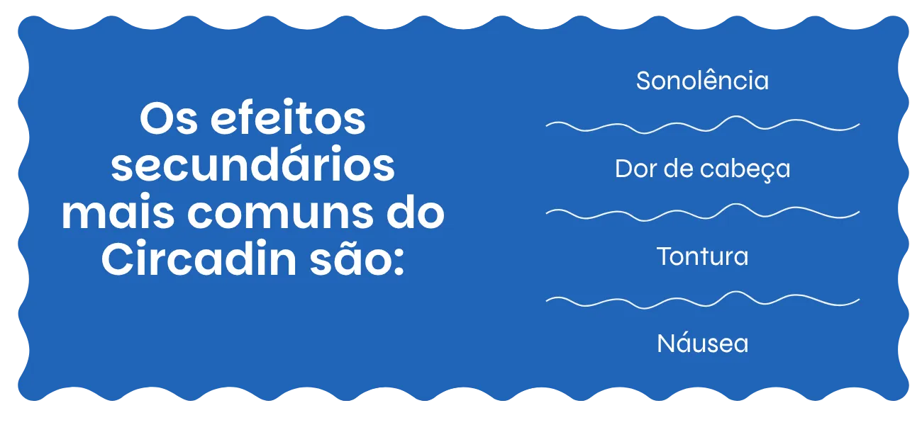 Circadin efeitos secundários