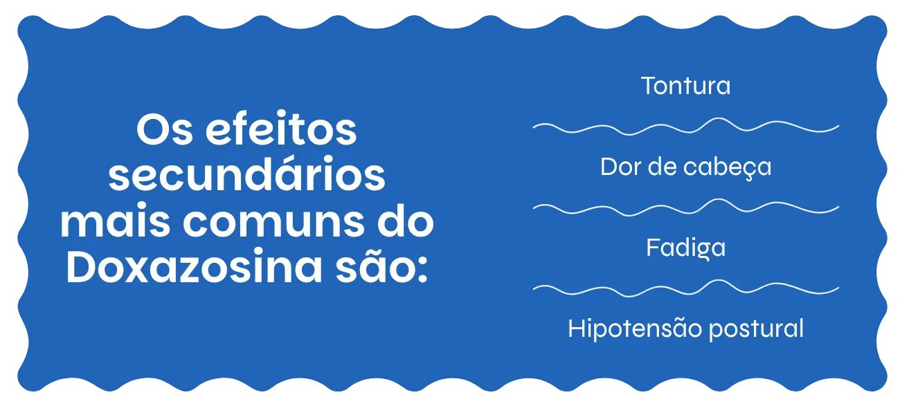 Doxazosina efeitos secundários