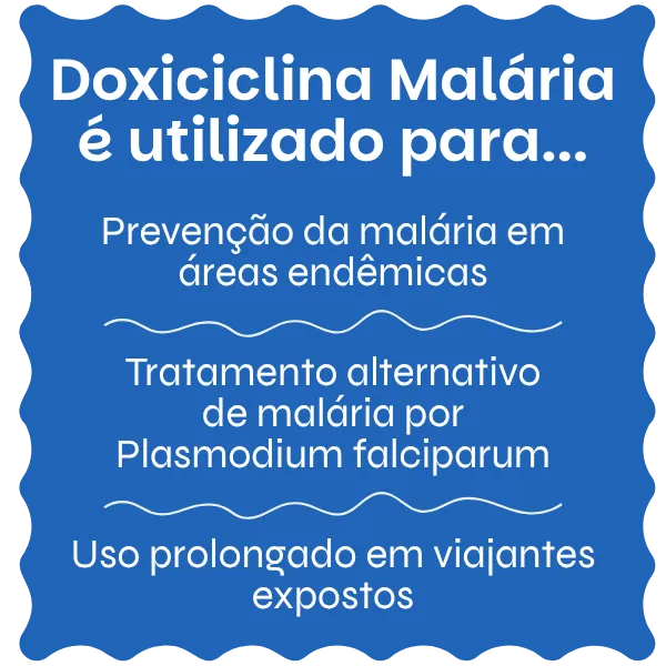 Doxiciclina Malária utilizado para