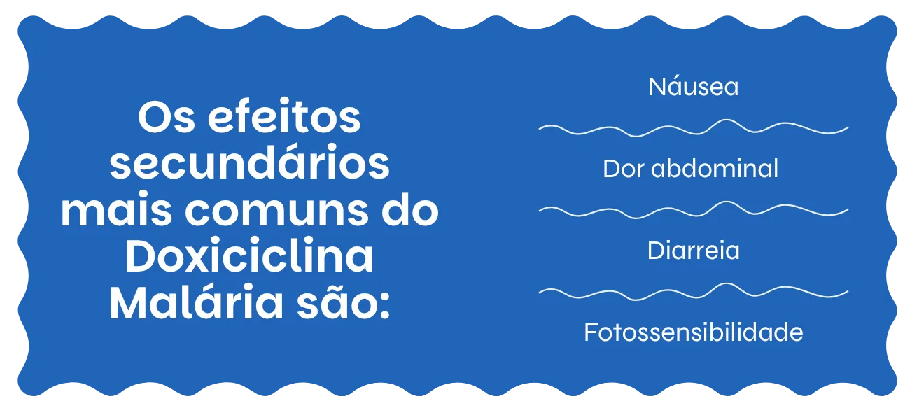 Doxiciclina Malária efeitos secundários
