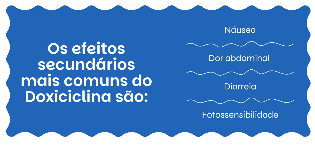 Doxiciclina efeitos secundários