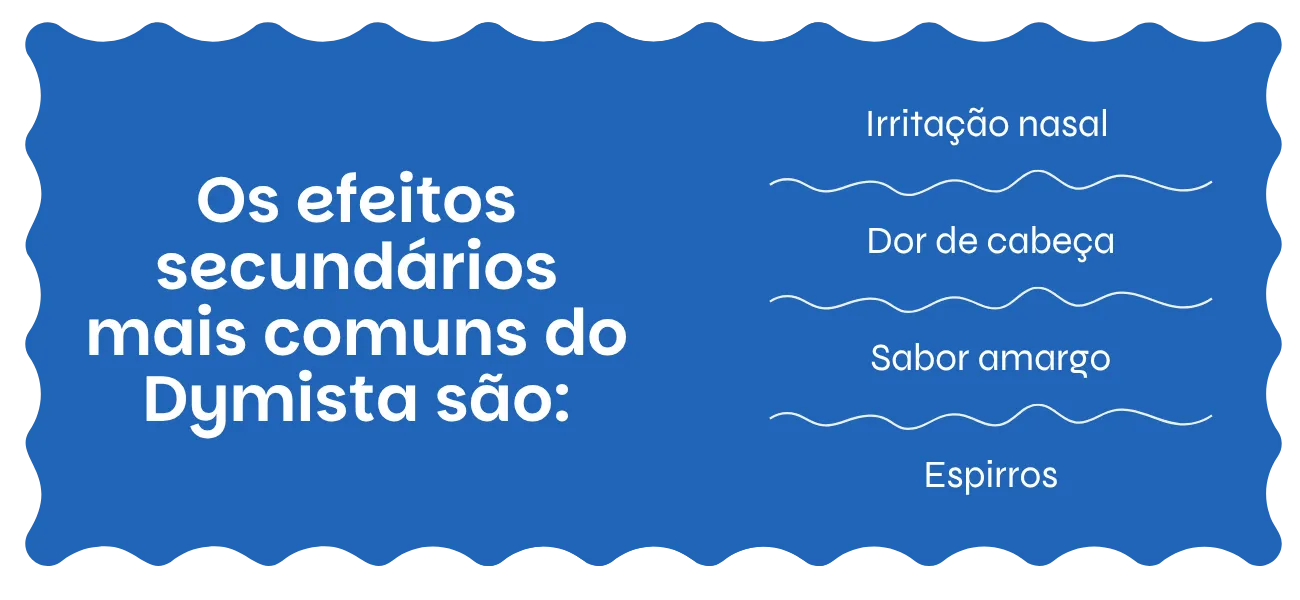 Dymista efeitos secundários
