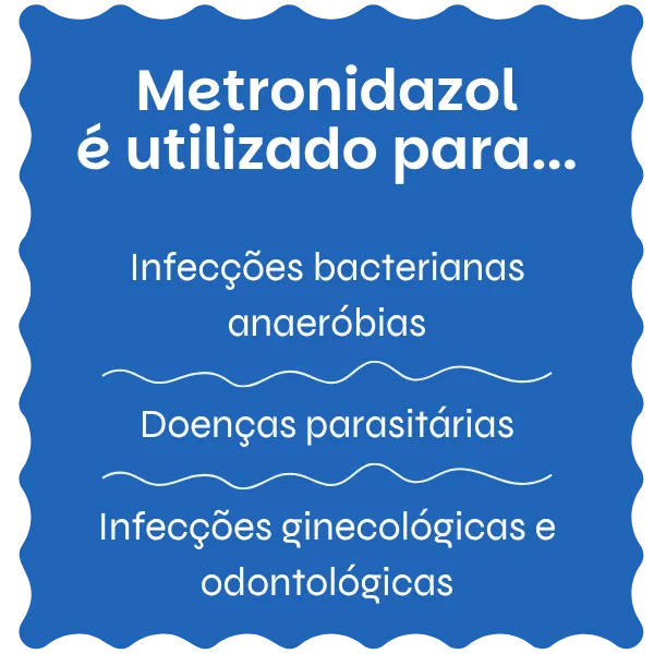 Metronidazol (Flagyl) utilizado para
