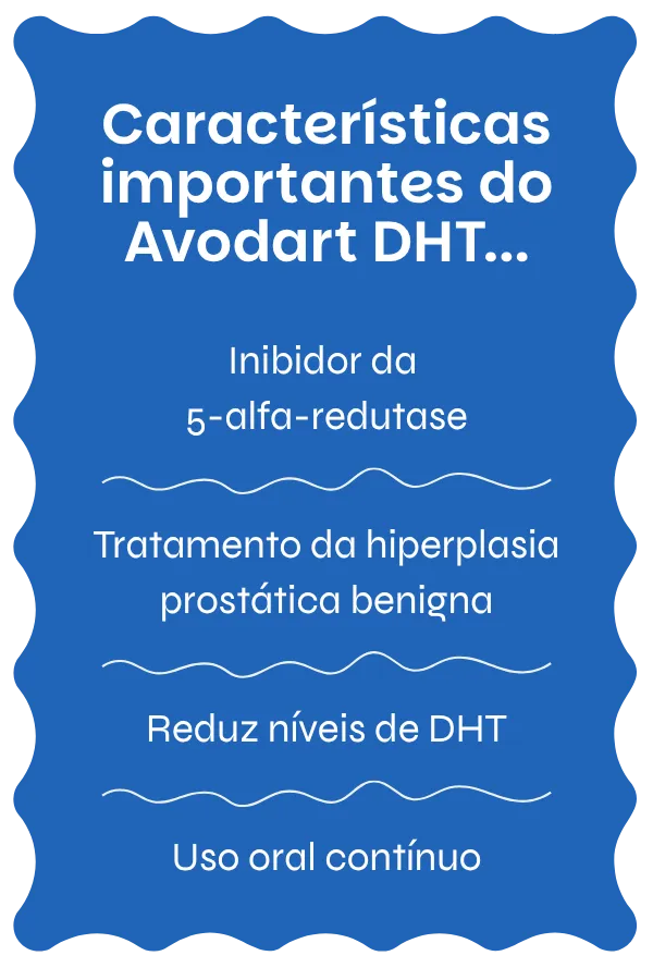 Visão geral do Avodart DHT