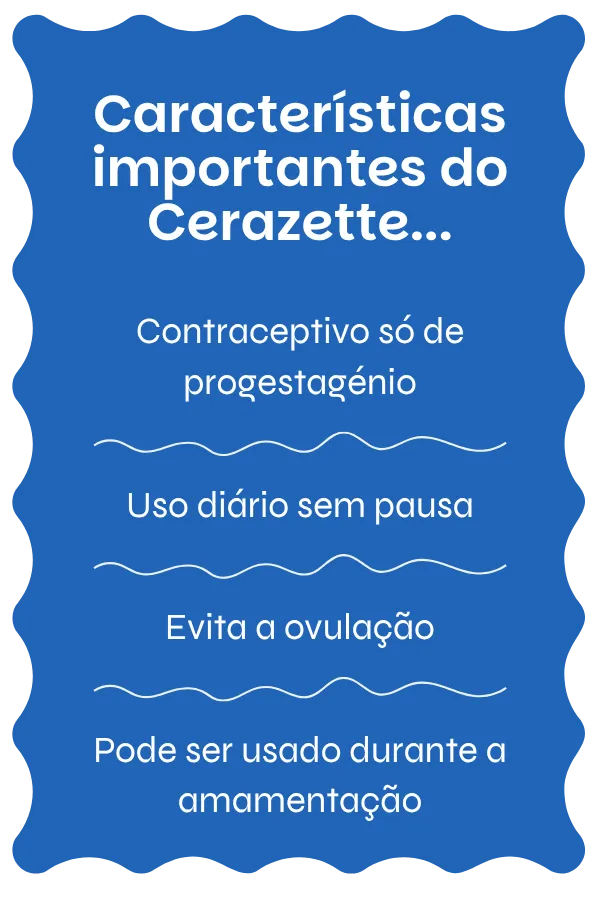 Visão geral do Cerazette