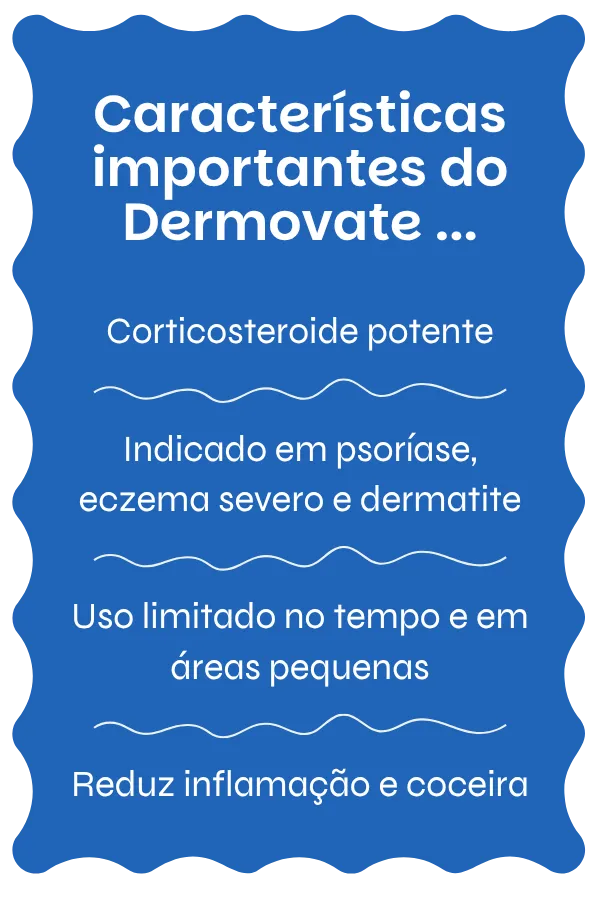 Visão geral do Dermovate