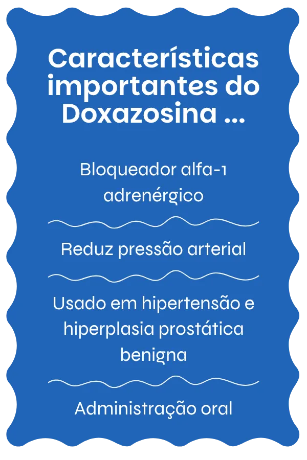 Visão geral do Doxazosina