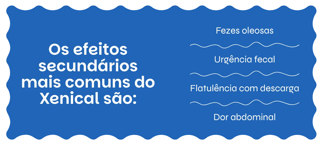 Xenical efeitos secundários